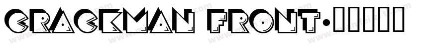 crackman front字体转换